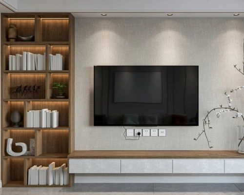 Custom TV unit and media storage console
